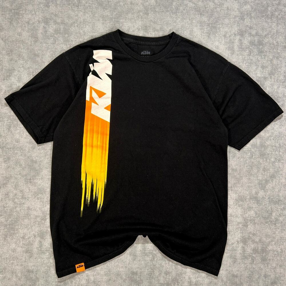 KTM Ready To Race Graphic T-Shirt Men's Large Black Motorcycle Moto Tee